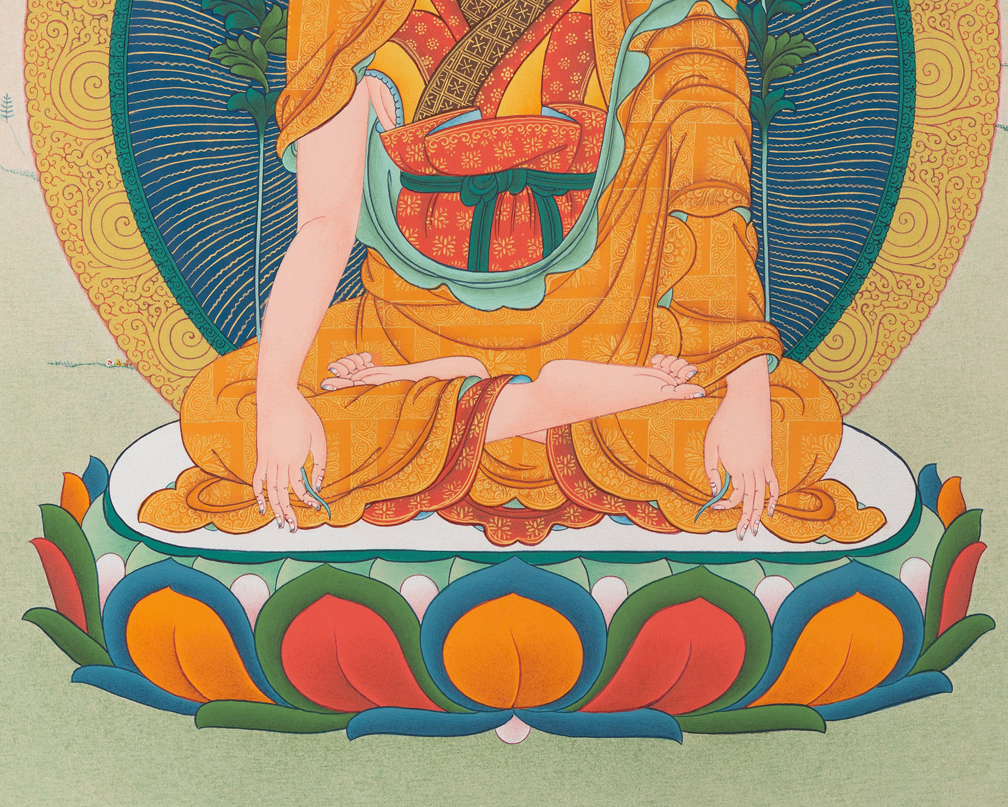 Longchenpa Thangka | Handmade Tibetan Painting