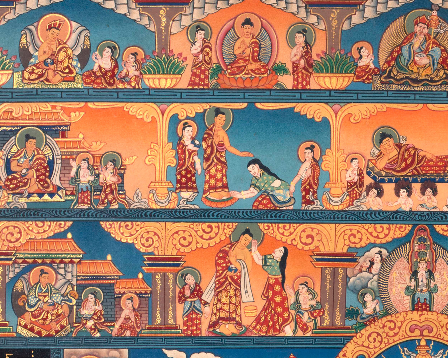 Buddhist Stupa Thangka | Buddhist Painting