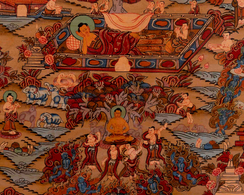 Buddha life Story | Art Painting