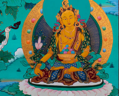 Arya Tara Print | White Tara Thangka | Wall Decoration Print