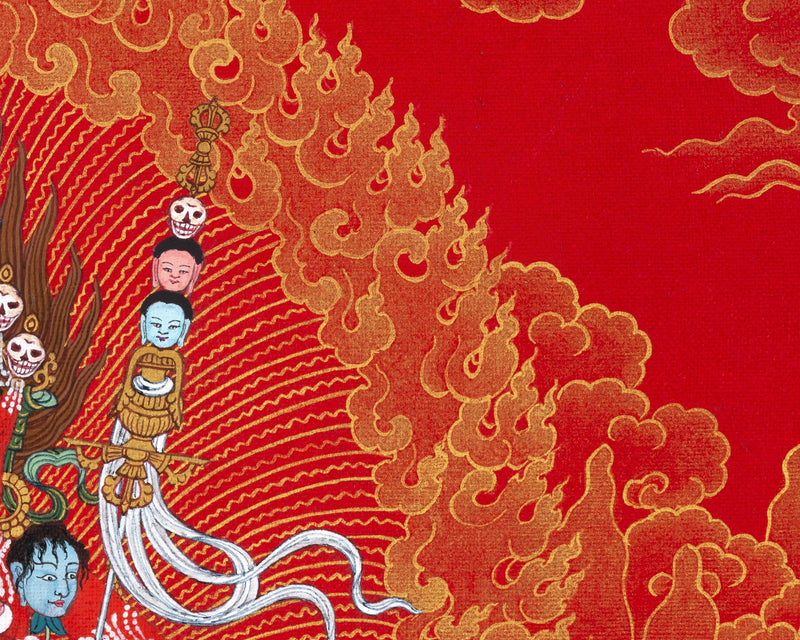 Vajravarahi, Vajrayogini Tibetan Thangka, Traditional Buddhist Painting