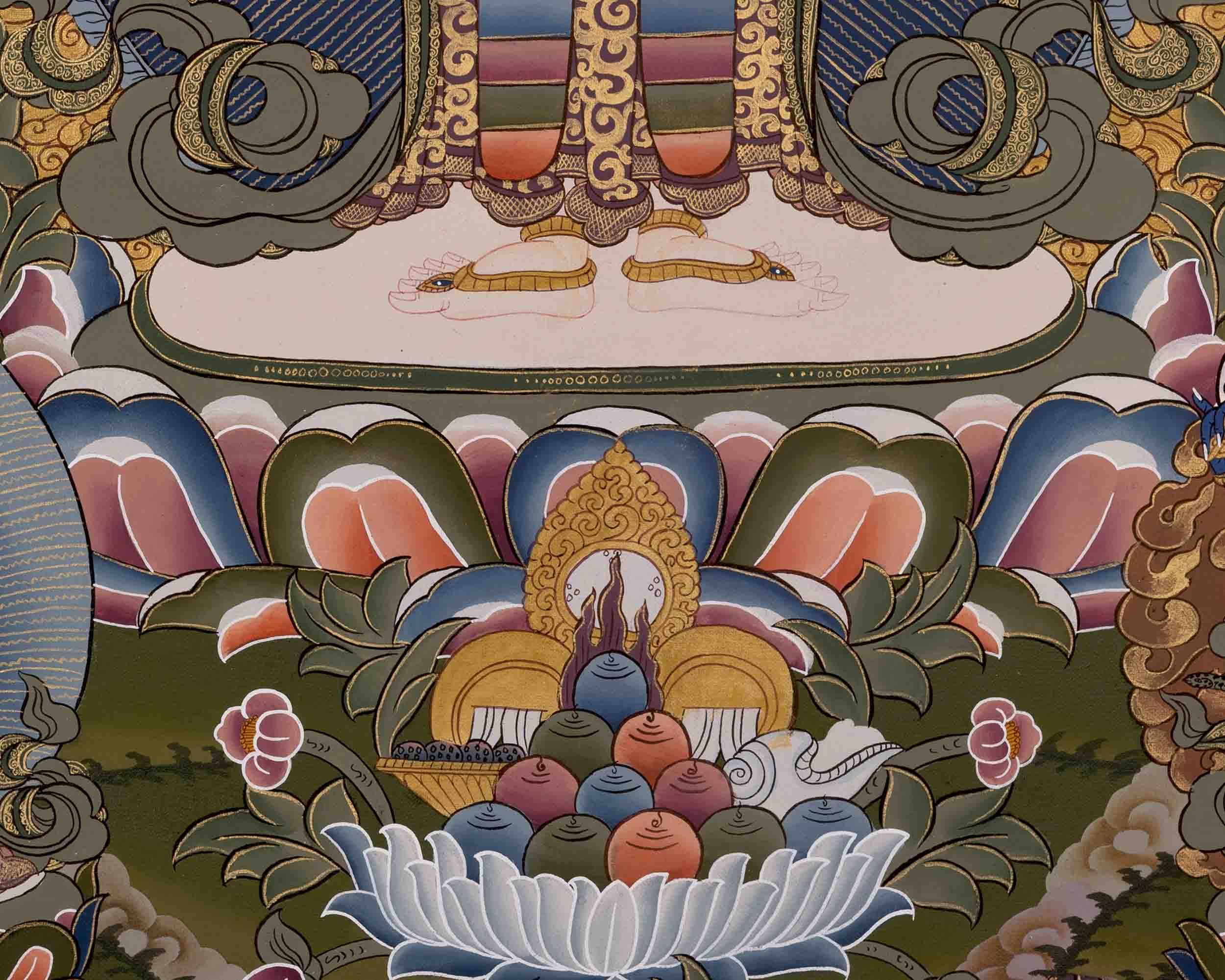 1000 Armed Avalokiteshvara | Religious Buddhist Thangka | Wall Decors