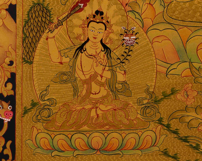 1000 Armed Avalokiteshvara Thangka | Wall Hanging Decoration