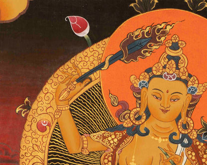 Manjushri Tibetan Thangka  |  Tibetan Thangka Art