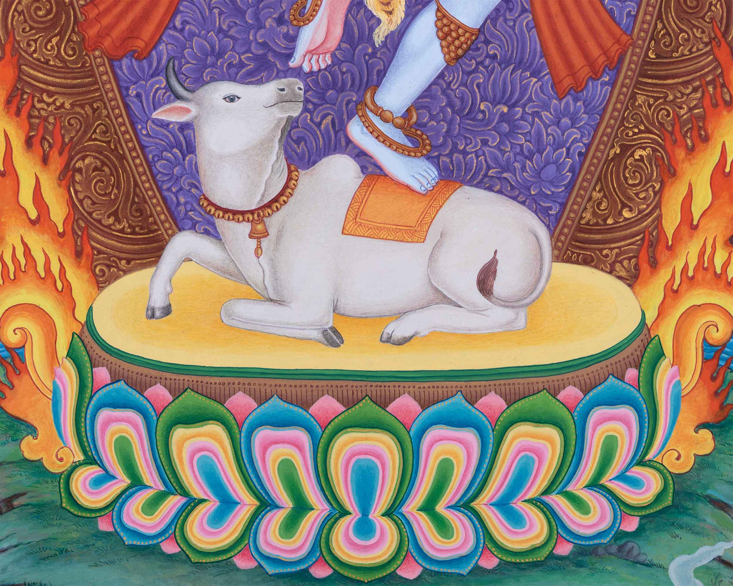 Dancing Divinity: Nataraja Shiva Thangka Print | Lord Shiva | Traditional Gift Ideas