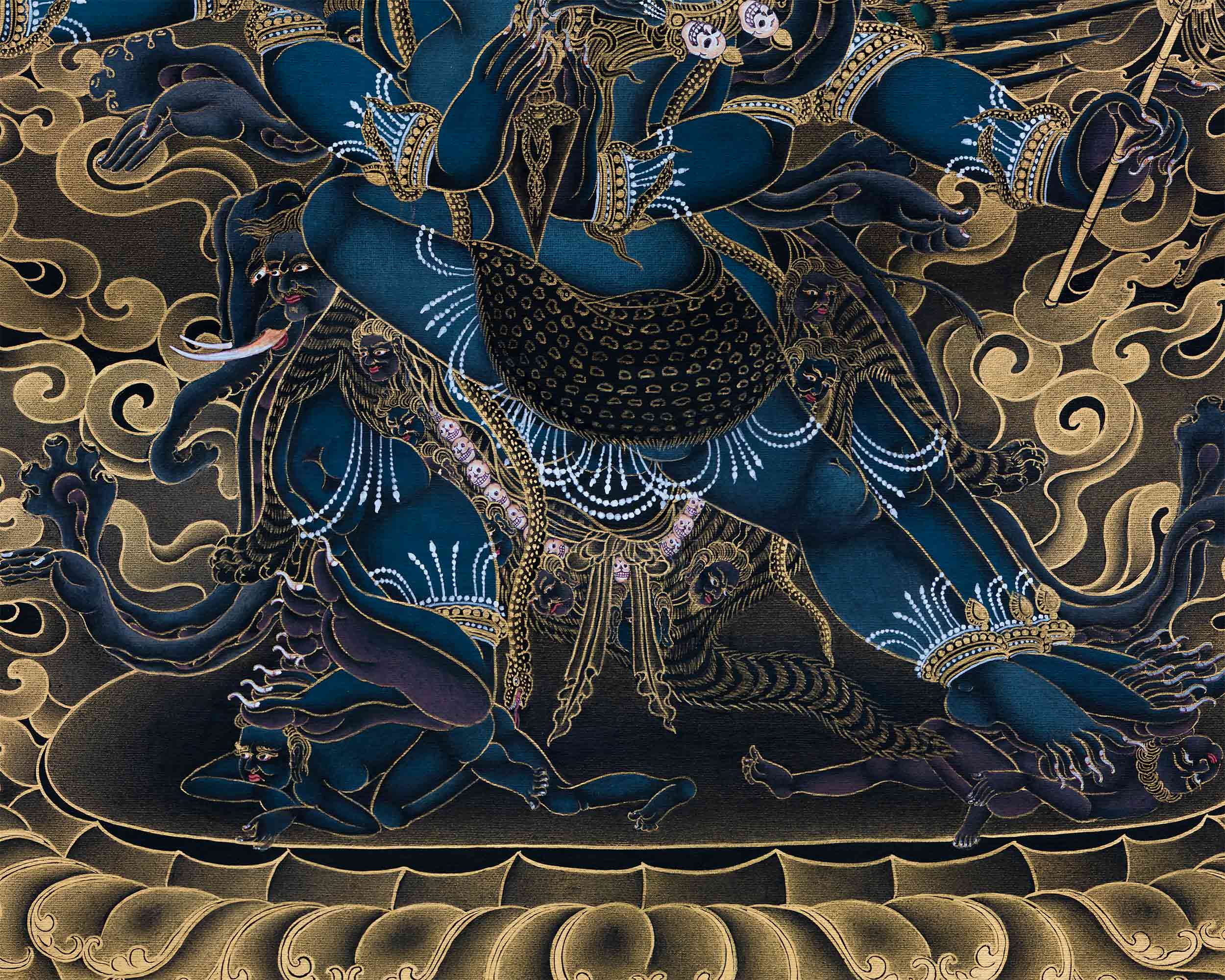 High Quality Vajrakilaya Consort Thangka Print | Giclee Print for Spiritual Growth