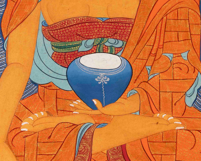 Shakyamuni Buddha Thangka | Traditional Buddhist Art | Wall Decors