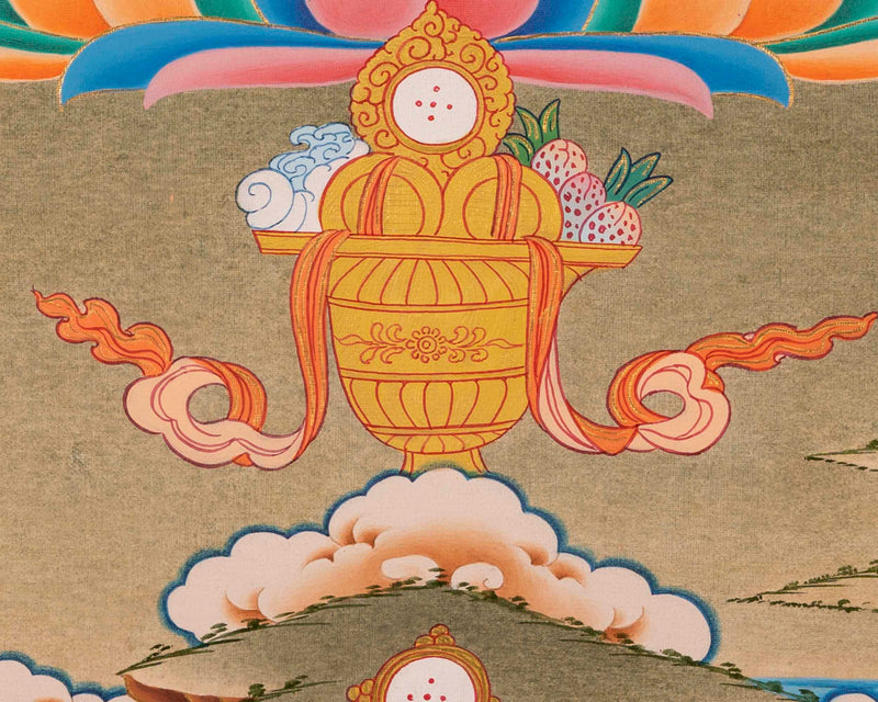 Samantabhadra Bodhisattva Thangka | Aspiration Prayer Buddha