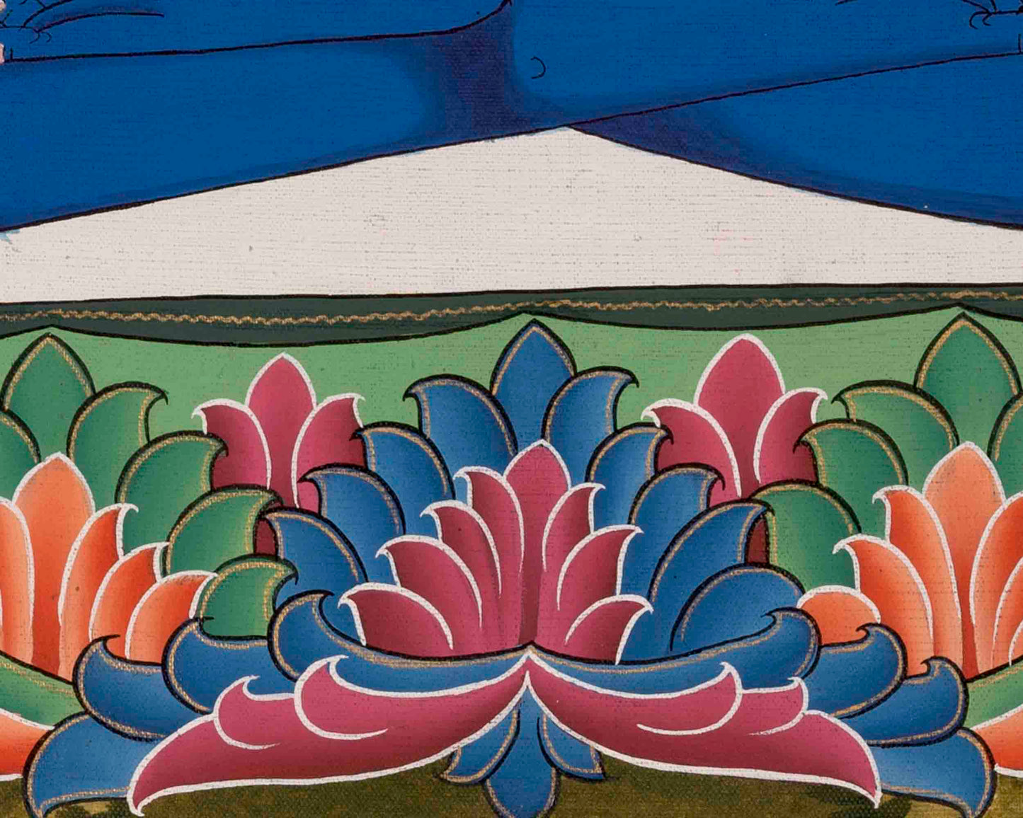 Buddha Samantabhadra Thangka | Traditional Painting | Wall Decors