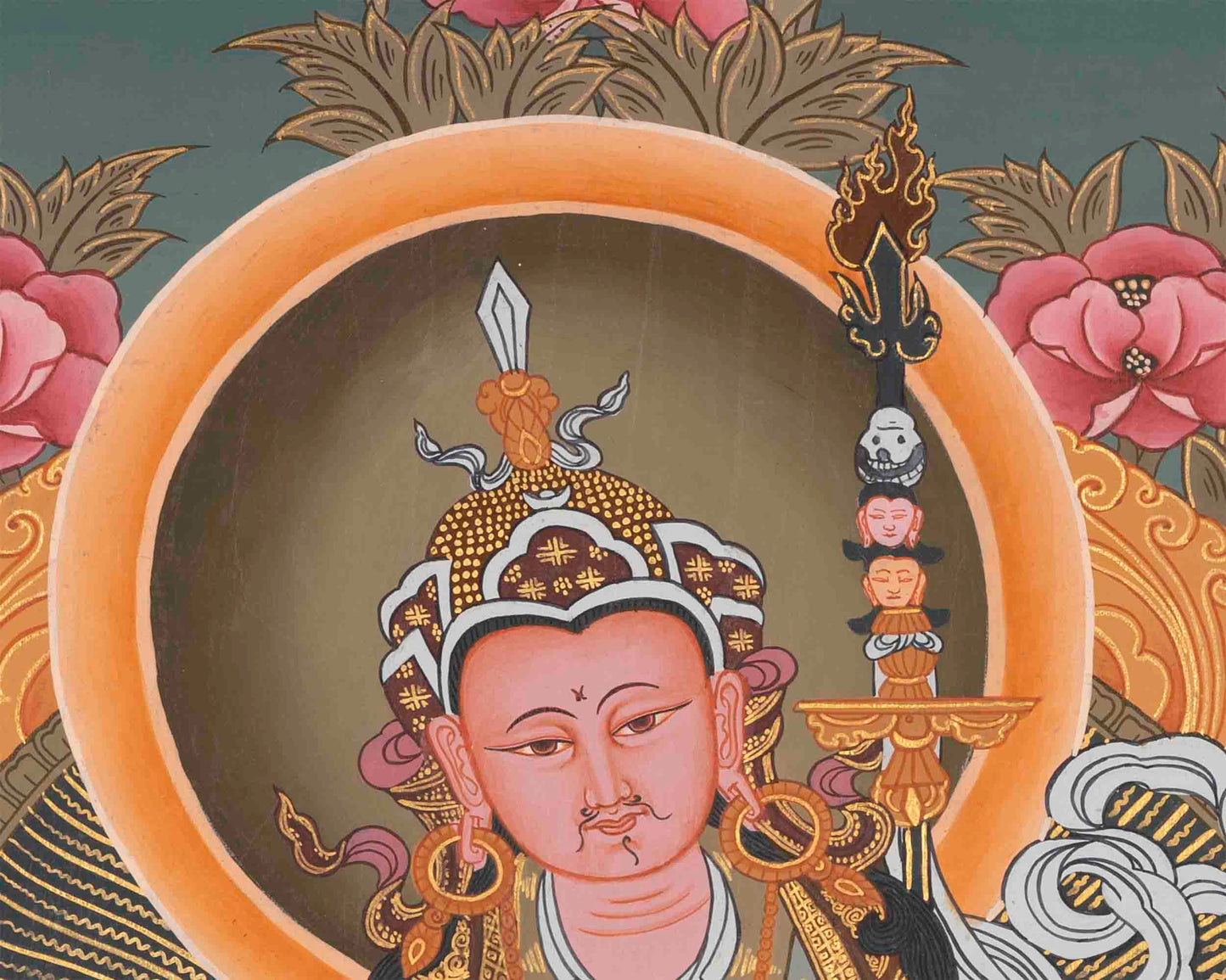 Guru Rinpoche | Padmasambhava | Traditional Tibetan Thangka