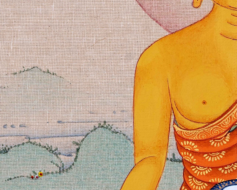 Buddha Thangka Painting | Himalayan Shakyamuni Painting