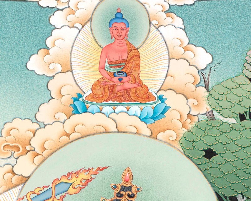 Bodhisattva Manjushree Print | Wall Hanging Thangka