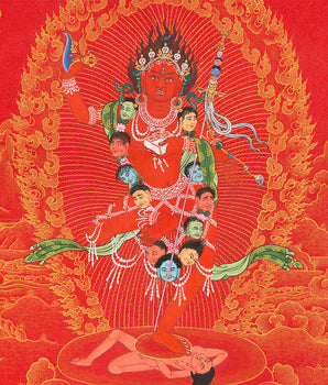 Vajravarahi Thangka | 24K Gold Thangka | Tibetan Buddhist Art