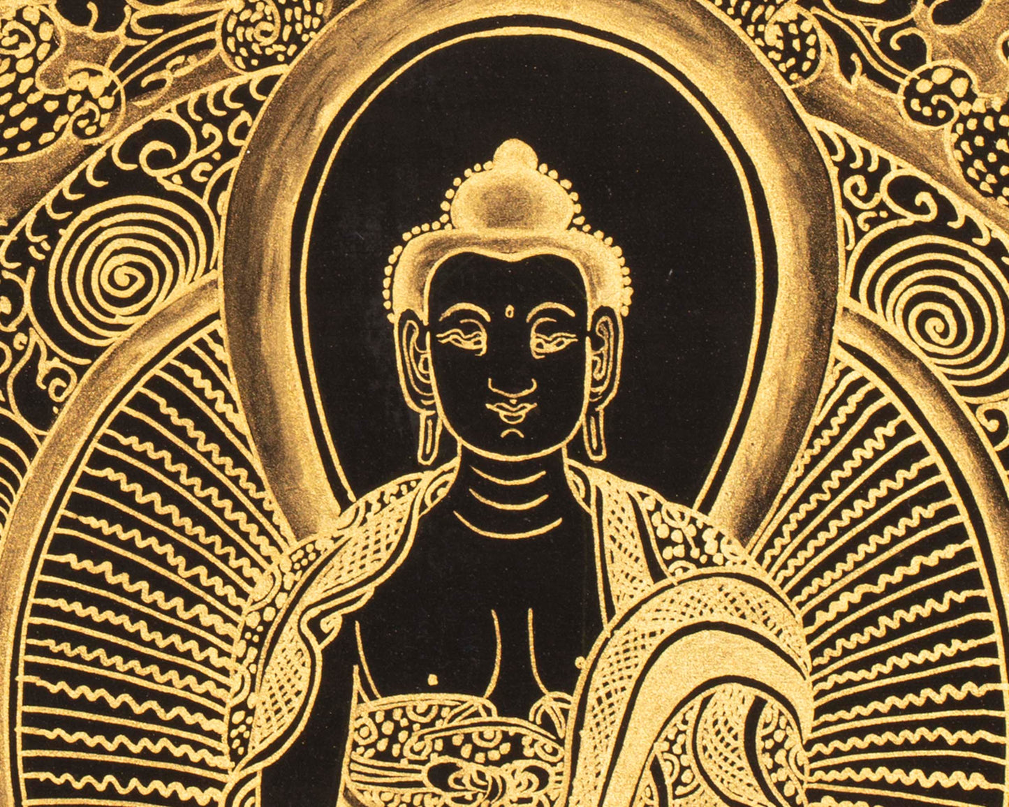 Gold Style Buddha Life Story | Tibetan Buddhist Wall Decoration Art Thangka