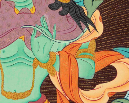 Green Tara Thangka | Healing Female Deity | Buddhist Gift Ideas