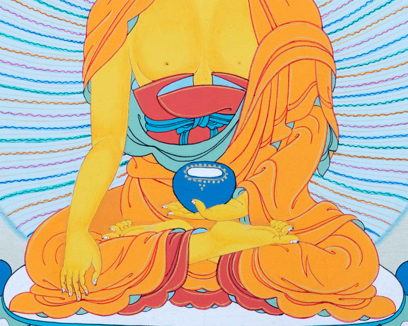 Buddha Gautama Thangka, Guidance to Your Spiritual Journey | Shakyamuni Buddha