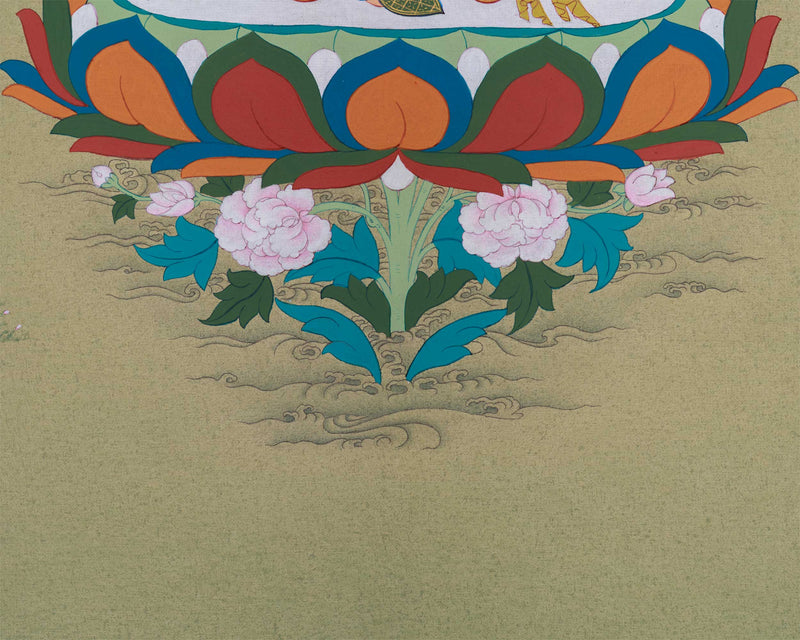 Karma Gadri Thangka of White Tara