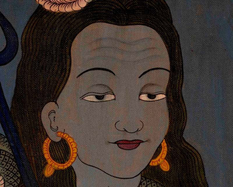 Lord Shiva Thangka | Religious Handpainted Art | Wall Decors