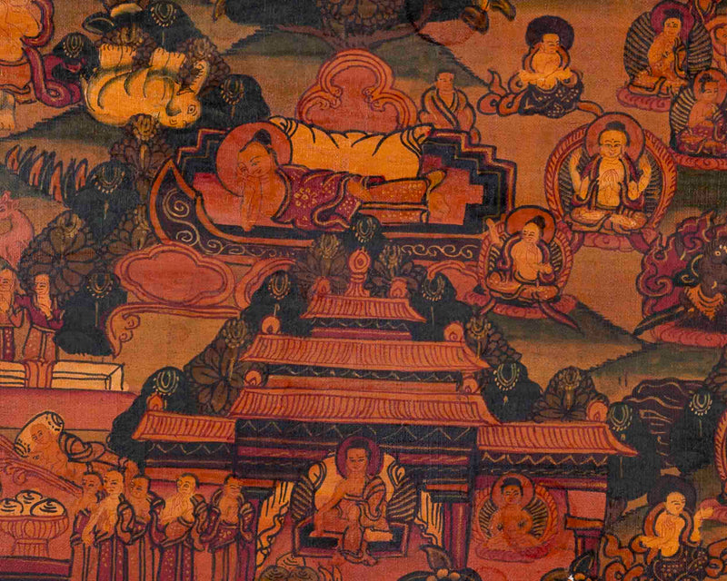 Buddhist Buddha Life Story | Religious Thangka | Wall Decors