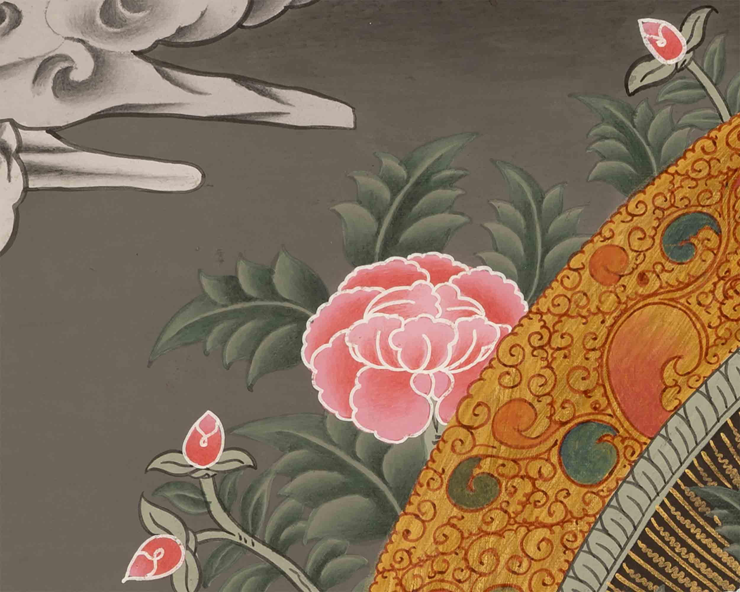 Quality Green Tara | Traditional Tibetan Thangka | Religious Wall Decoration