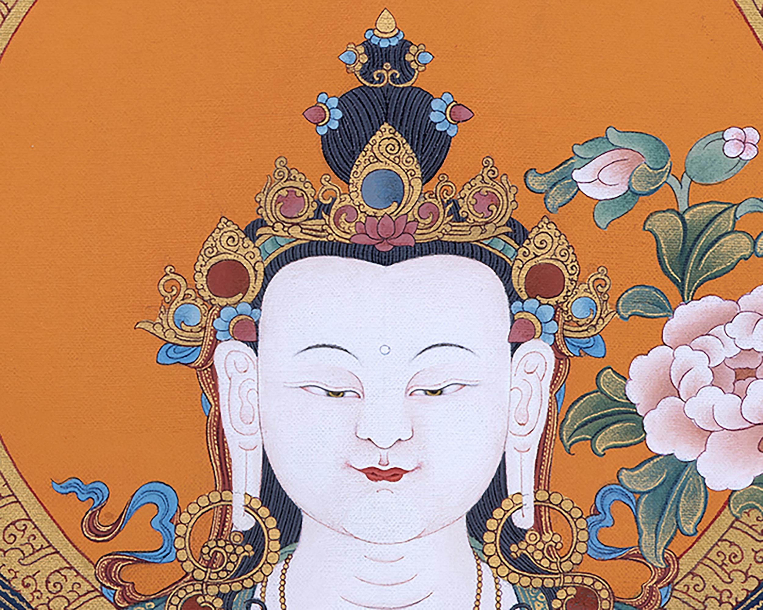Four Armed Avalokiteshvara Print | High Quality Chenrezig Art