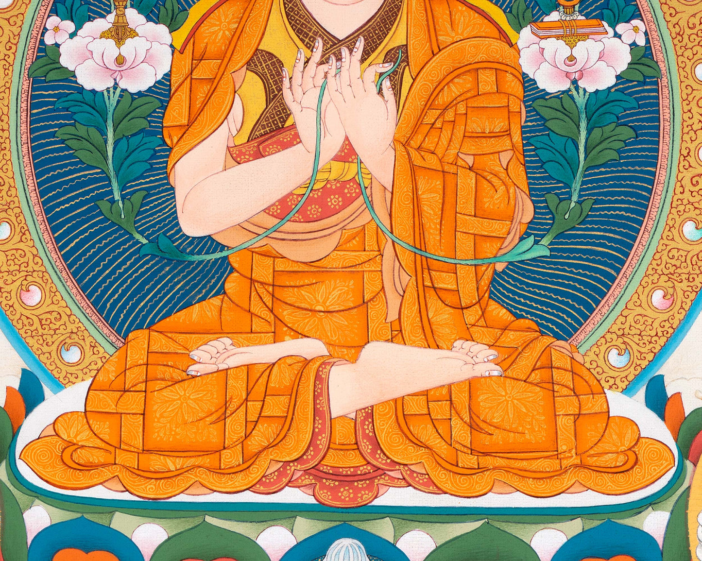 Tsongkhapa Thangka | High Quality Thangka Print
