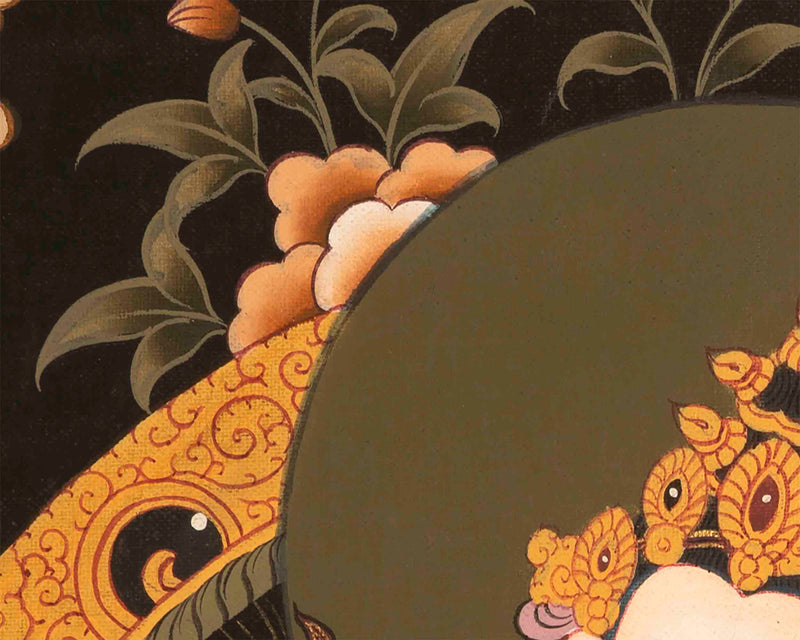 Buddhist Vajrasattva Thangka | Hand-Painted Tibetan Buddhist Thangka