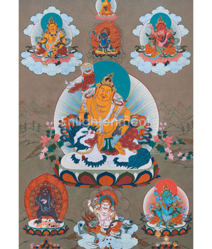 Dzambhala Thangka