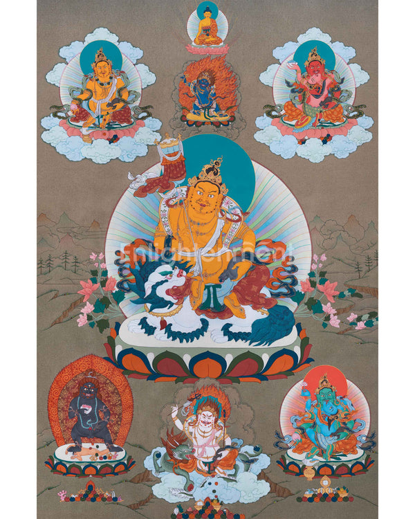 Dzambhala Thangka