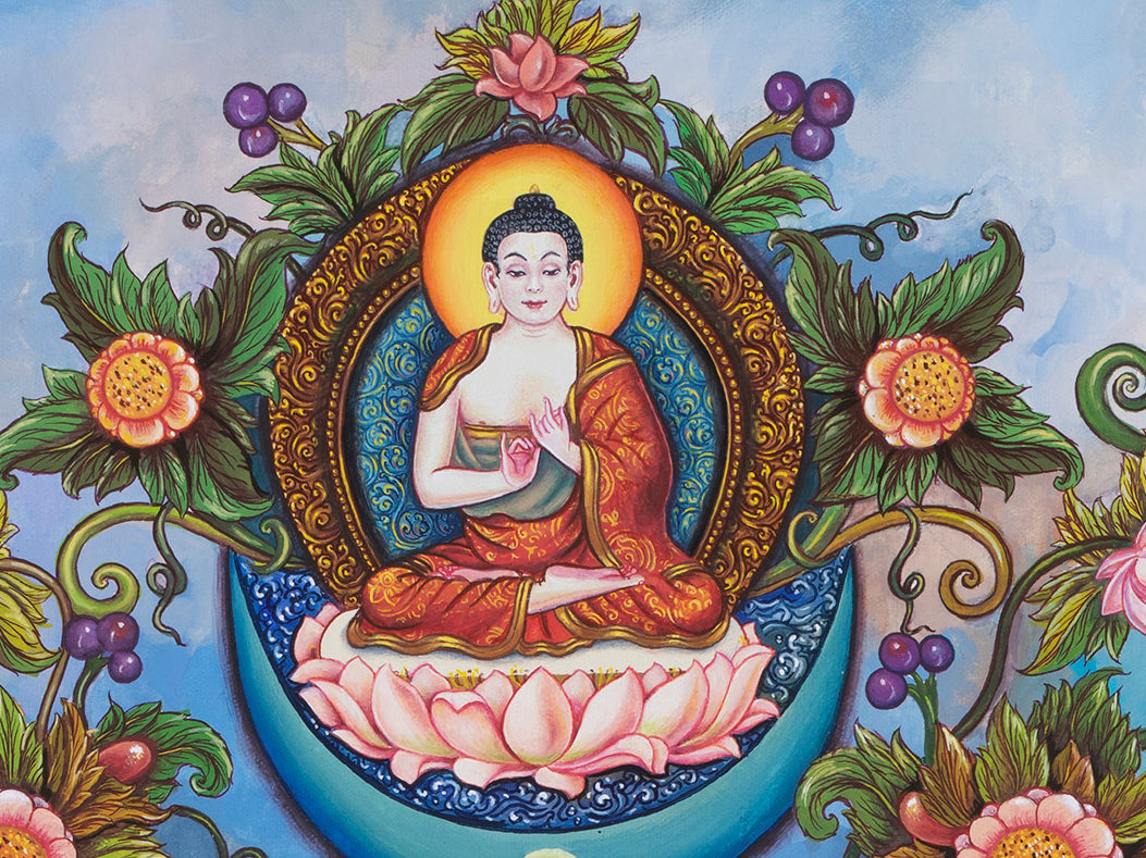 Tibetan White Tara | Newari Art Style