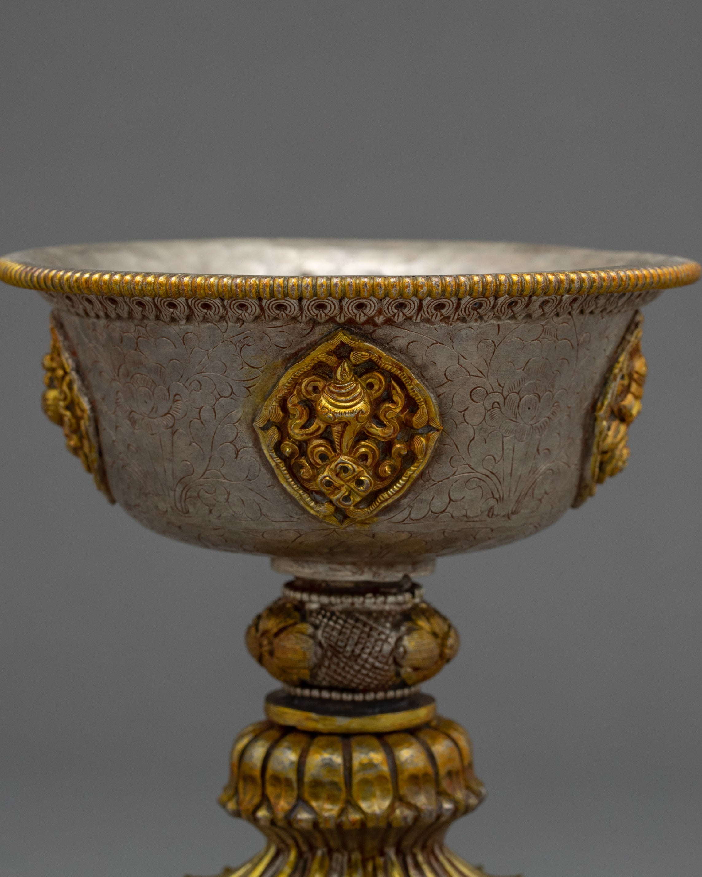 Handcrafted Butter Lamp | Buddhist Ritual Item