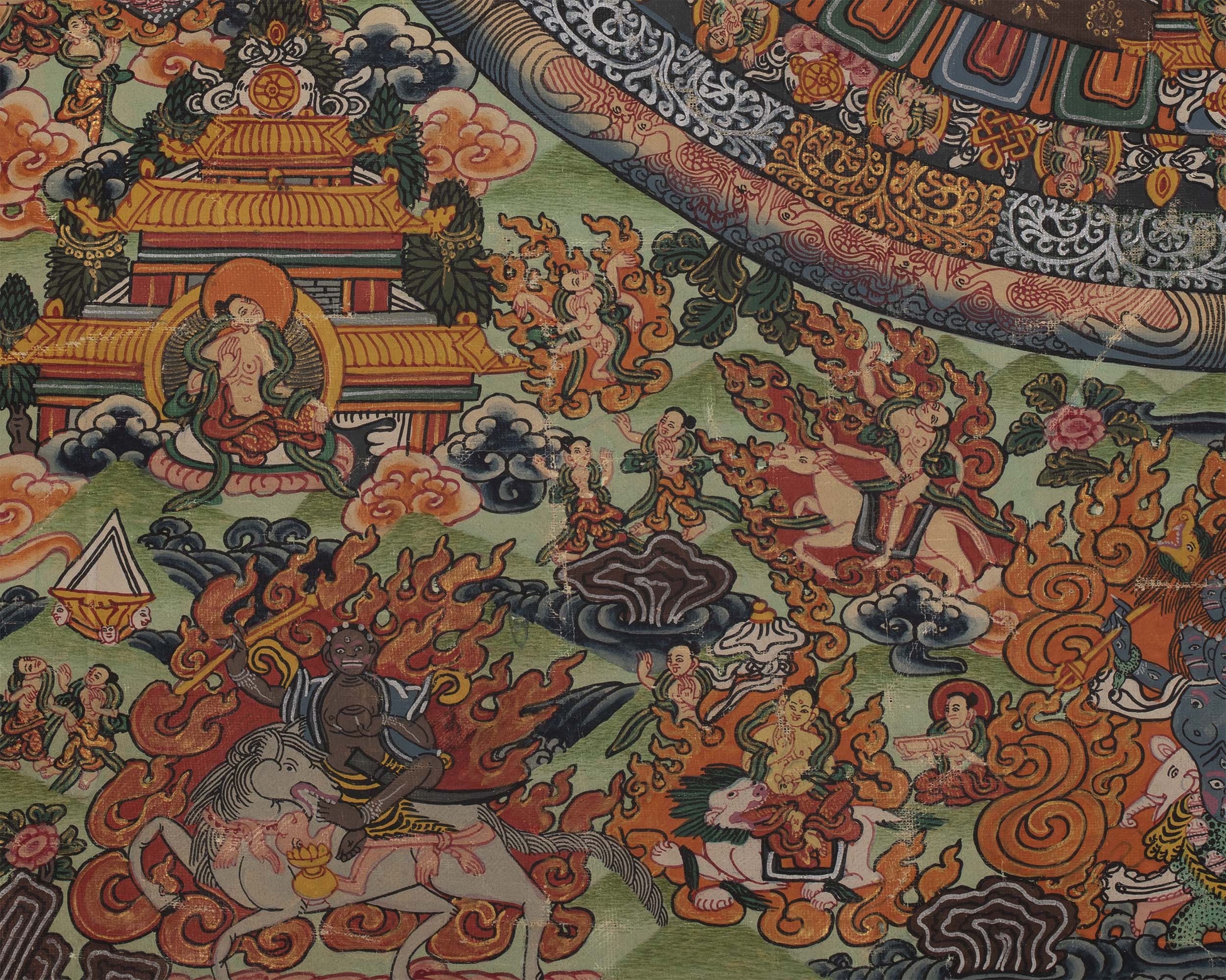 Vintage Shakyamuni Buddha Thangka | Hand-painted Thangka