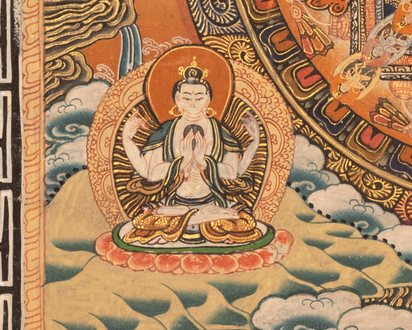 Buddhist Mandala Thangka | Traditional Tibetan Art