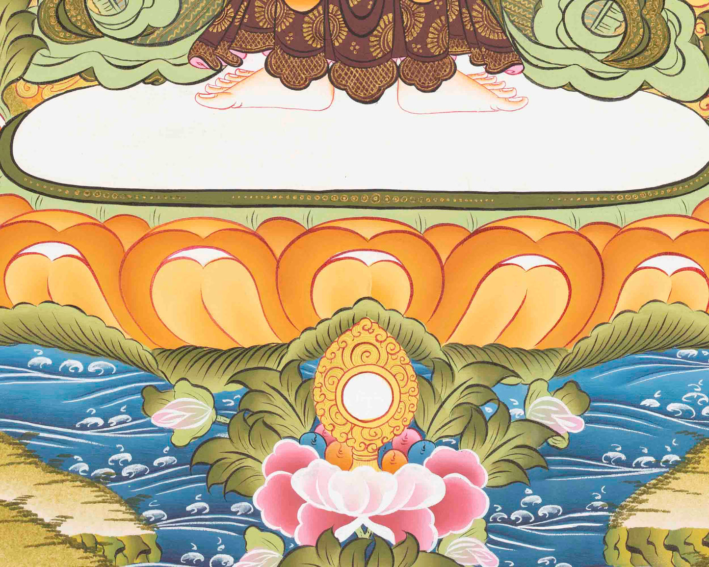 Avalokiteshvara Thangka Art | Religious Painting | Wall Decors