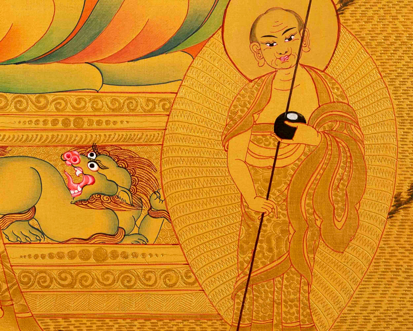 Buddha Shakyamuni Thangka | Yoga Meditation Art