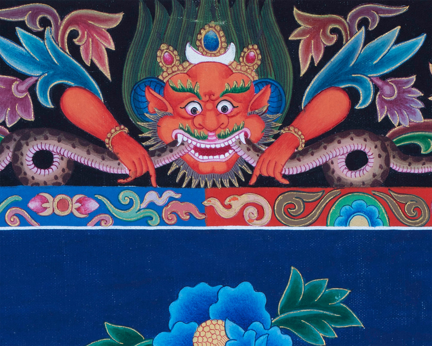 Tibetan Green Tara | Newari Paubha Art of Mother Tara