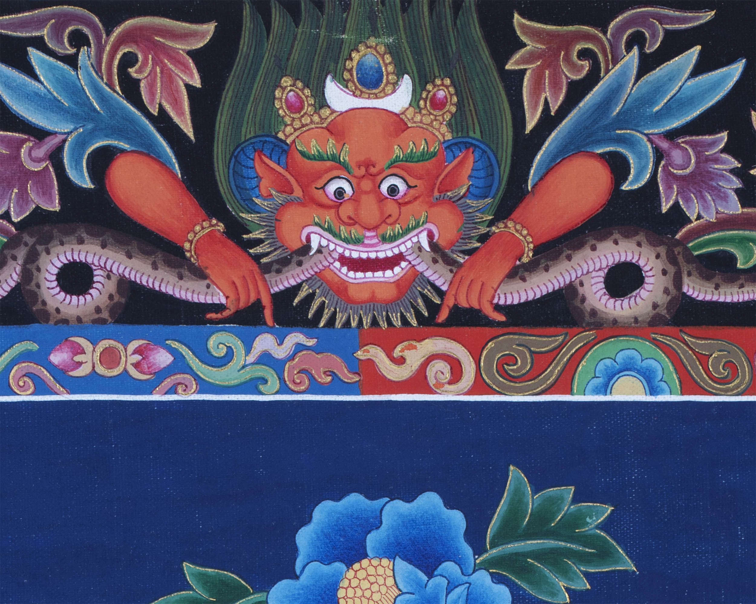 Tibetan Green Tara | Newari Paubha Art of Mother Tara