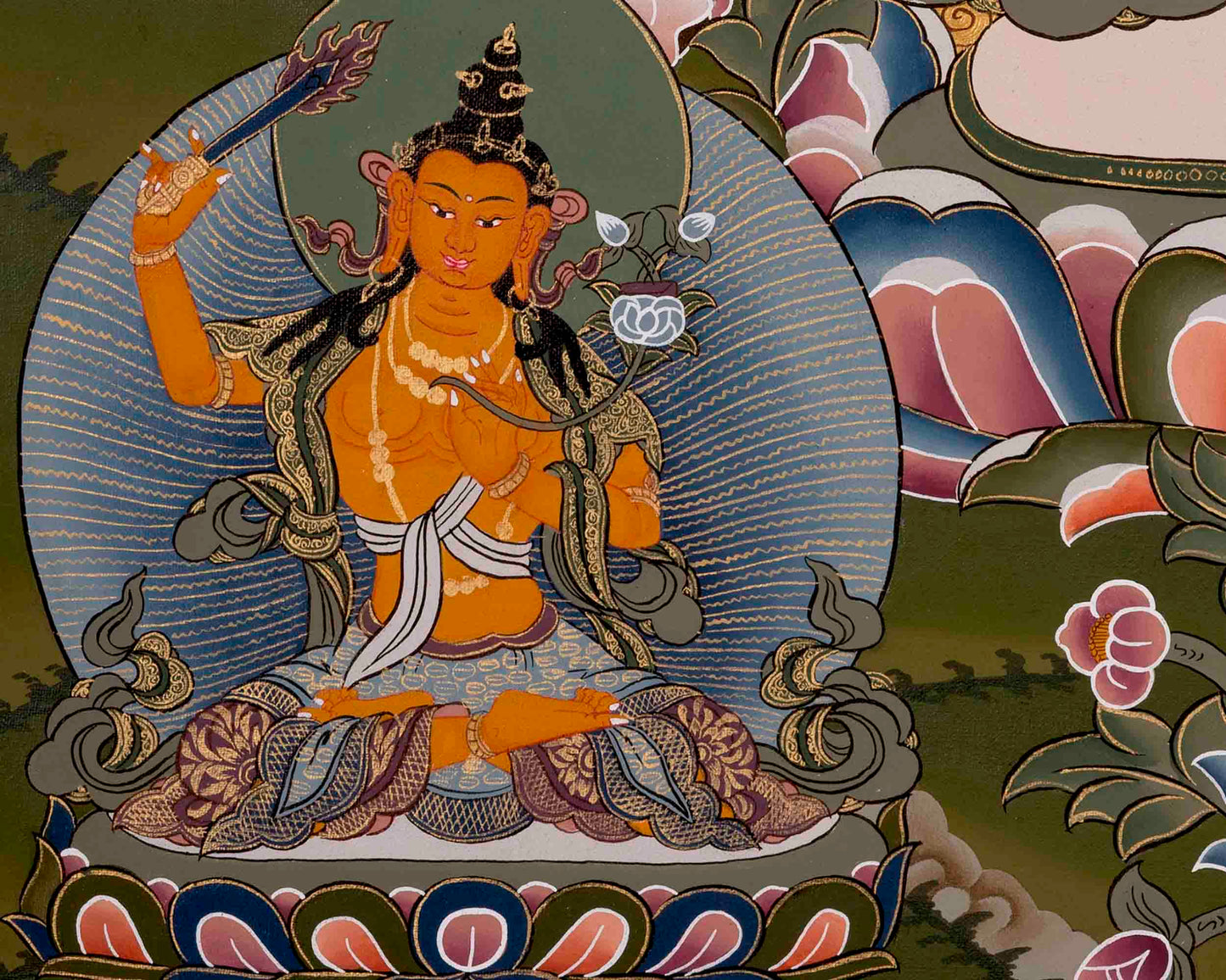 1000 Armed Avalokiteshvara | Religious Buddhist Thangka | Wall Decors