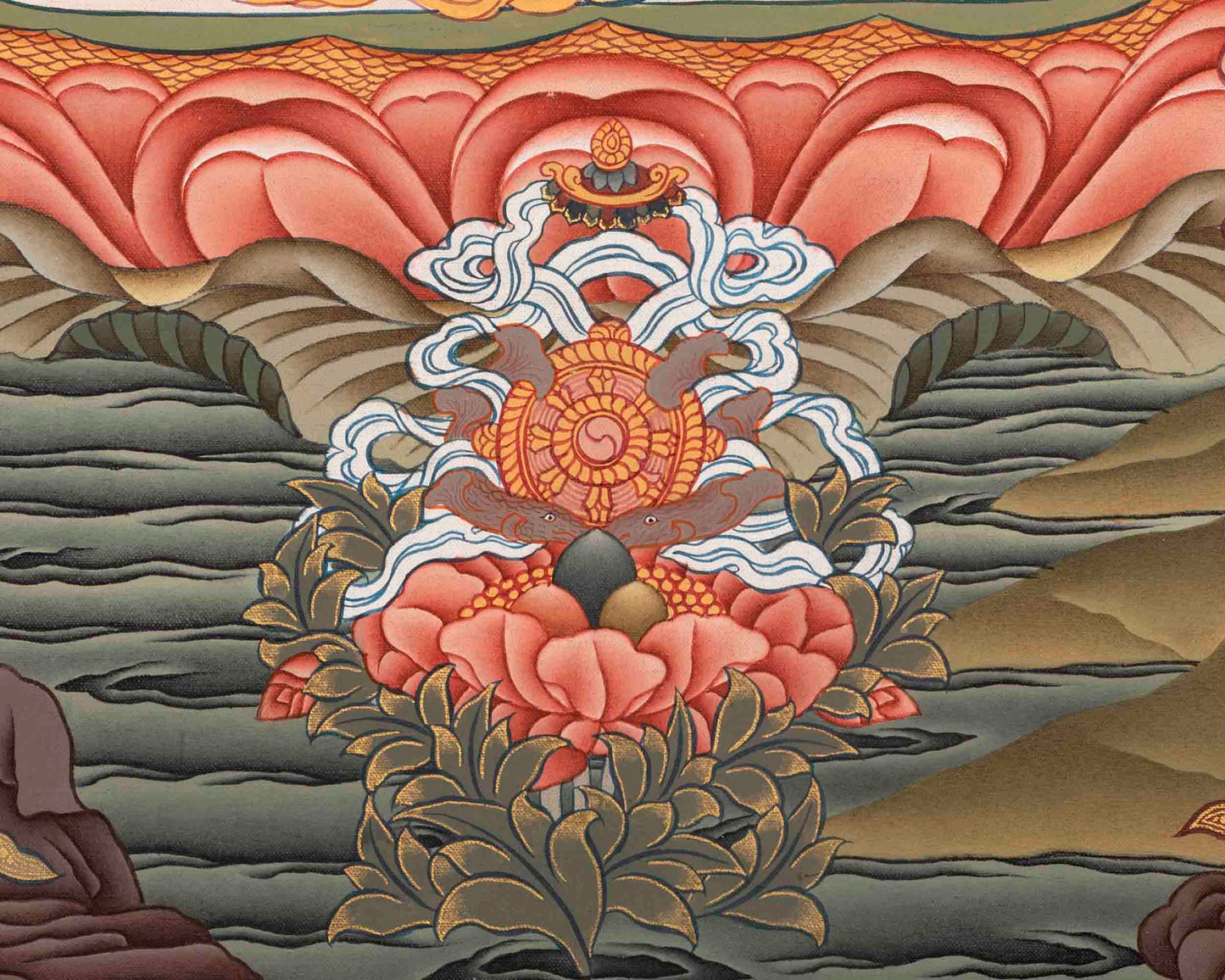 Traditional White Tara Thangka | Religious Artwork | Wall Decors