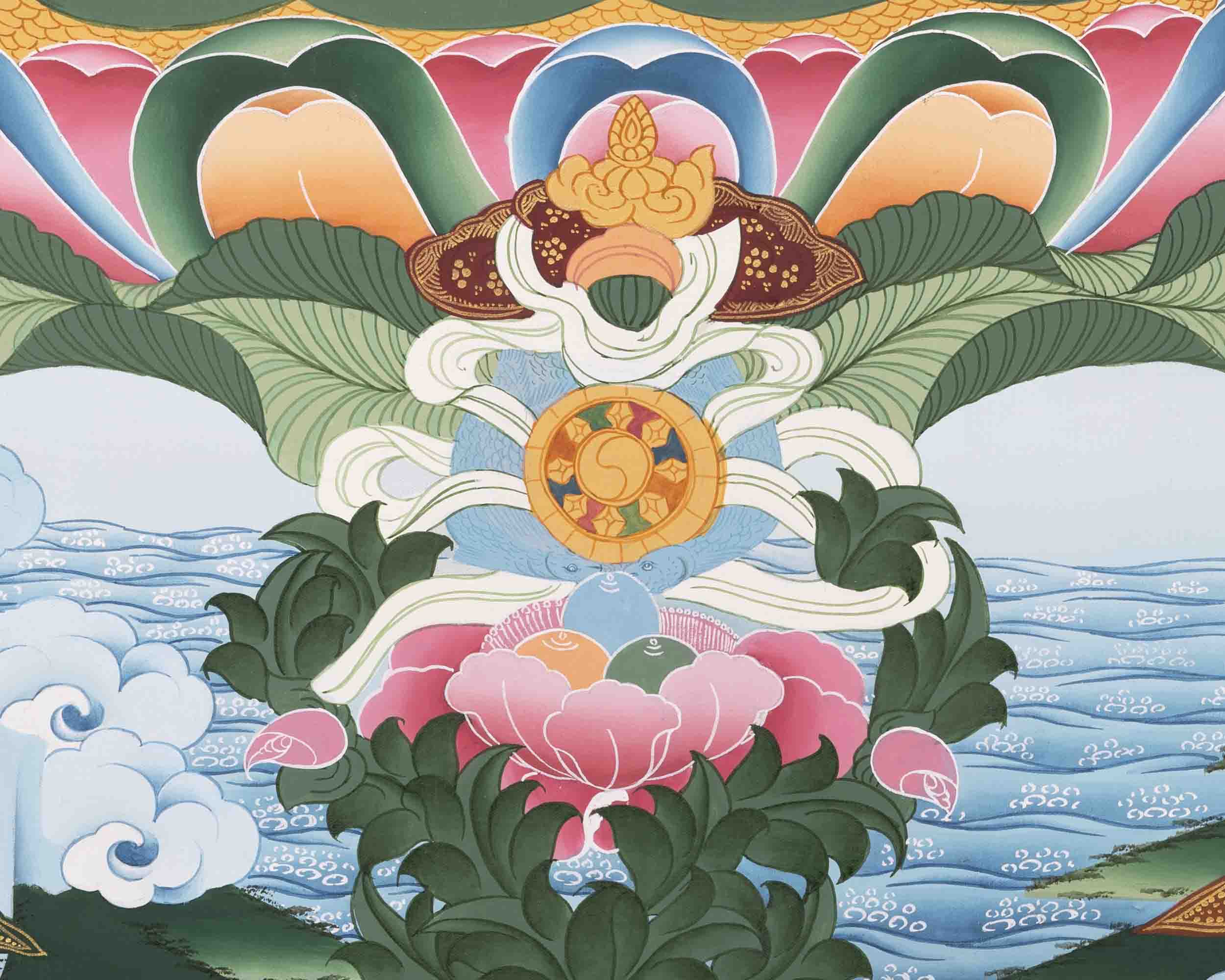 Avalokitesvara Chenresig Thangka | Religious Buddhist Art | Buddhist Gifts