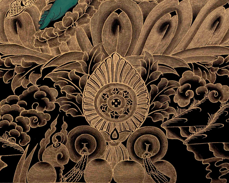 Green Tara Thangka | Mindfulness Meditation Object