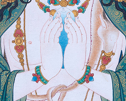 Four Armed Avalokiteshvara Print | High Quality Chenrezig Art