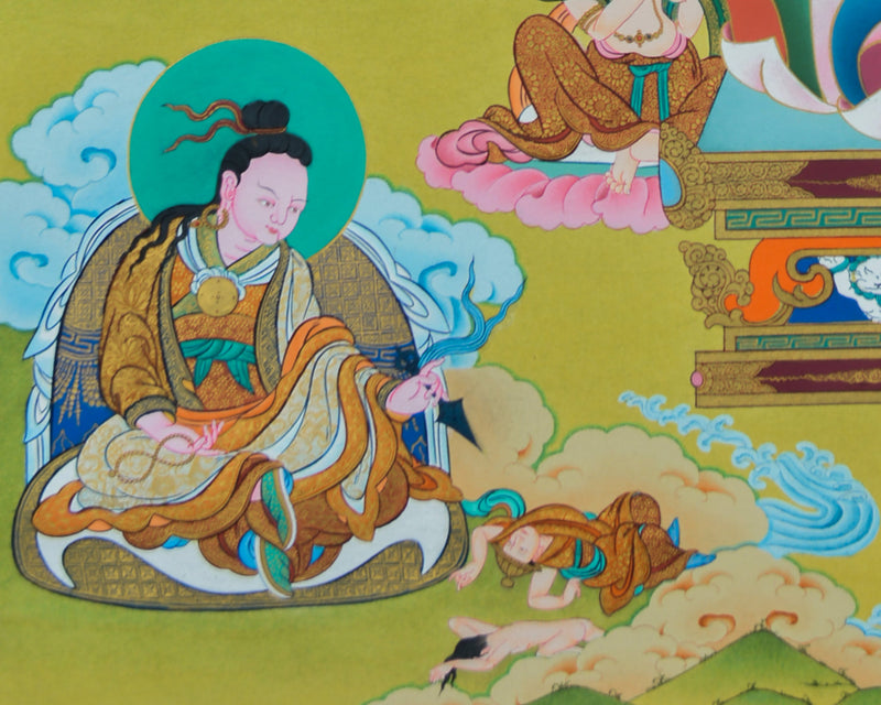 Shakya Senge | Guru Rinpoche Manifestation | Buddhist Thangka Painting