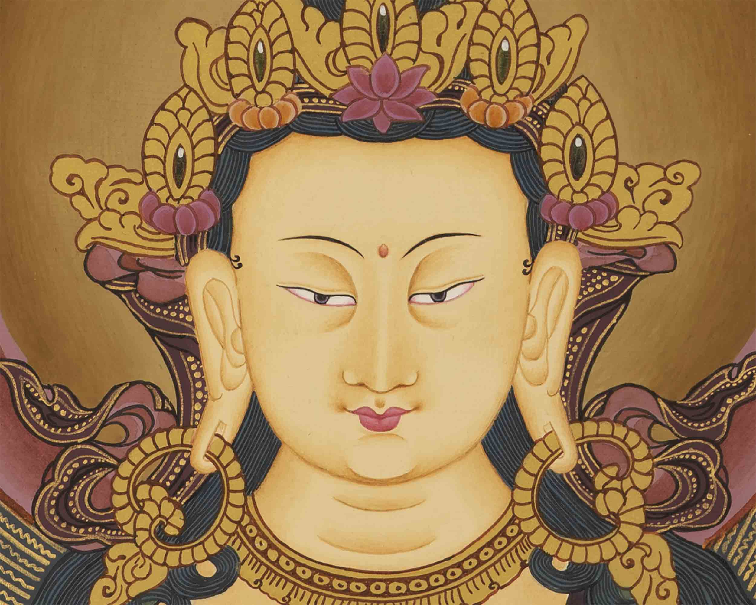 Seto Machindranath Thangka | Avalokitesvara Chengrezig Thangka