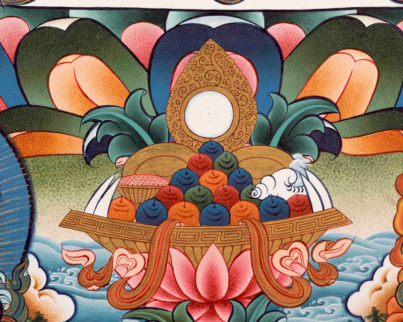 Buddhist Avalokiteshvara Chengrezig | Wall Decoration Thangka Painting