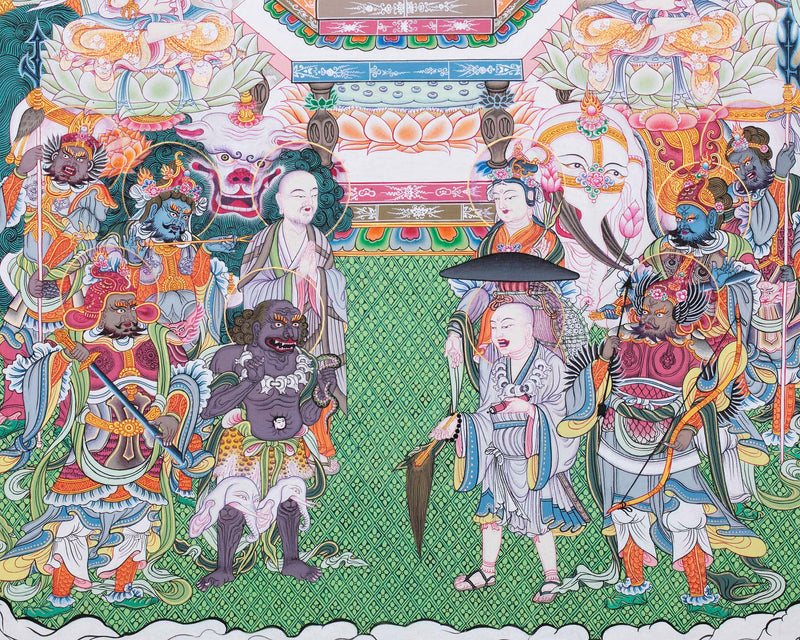 Buddha Thangka Print | Japanese Style Painting | Wall Decors