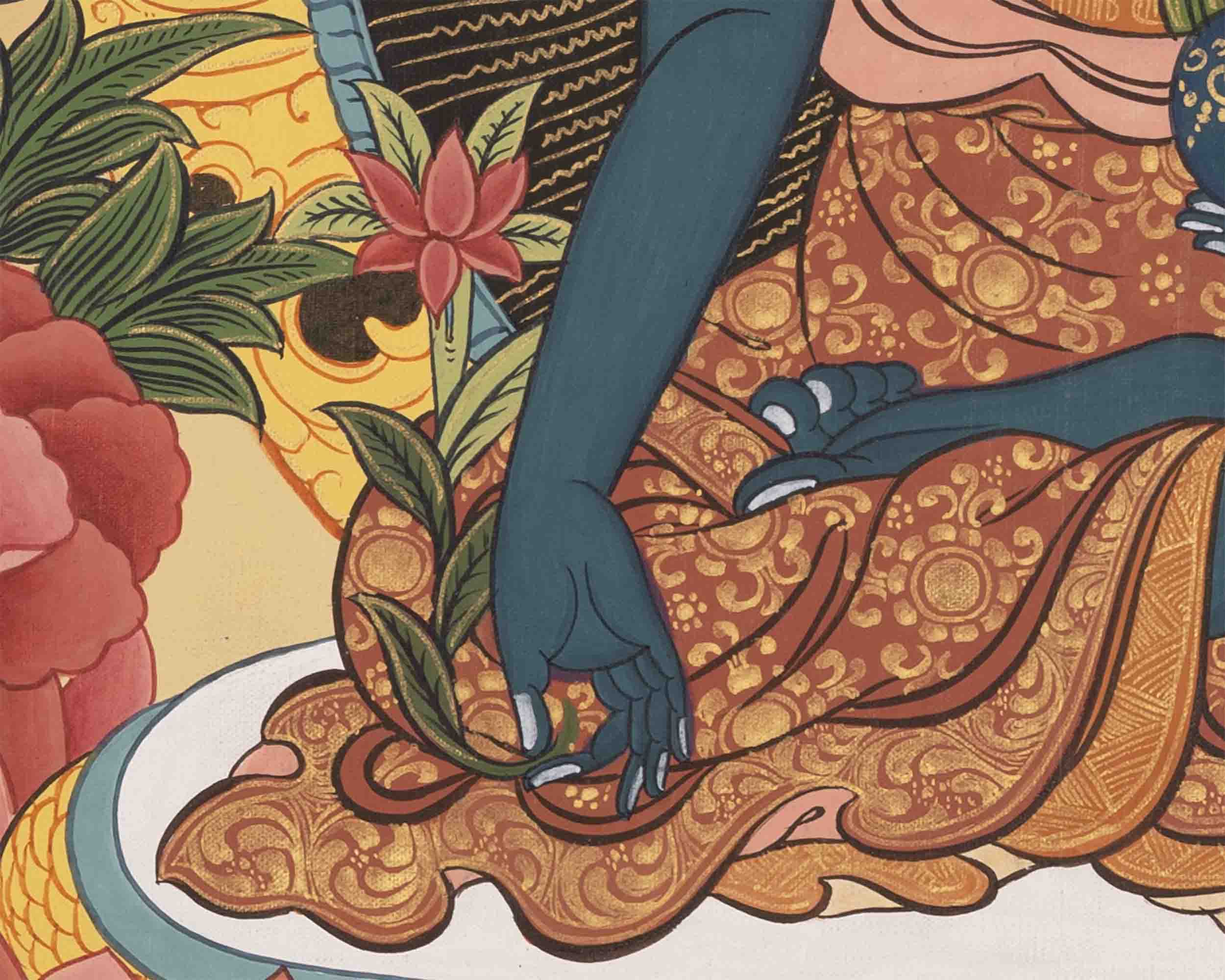 Bhaisajyaguru Thangka | Medicine Buddha | Wall Decors
