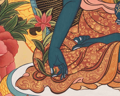Bhaisajyaguru Thangka | Medicine Buddha | Wall Decors