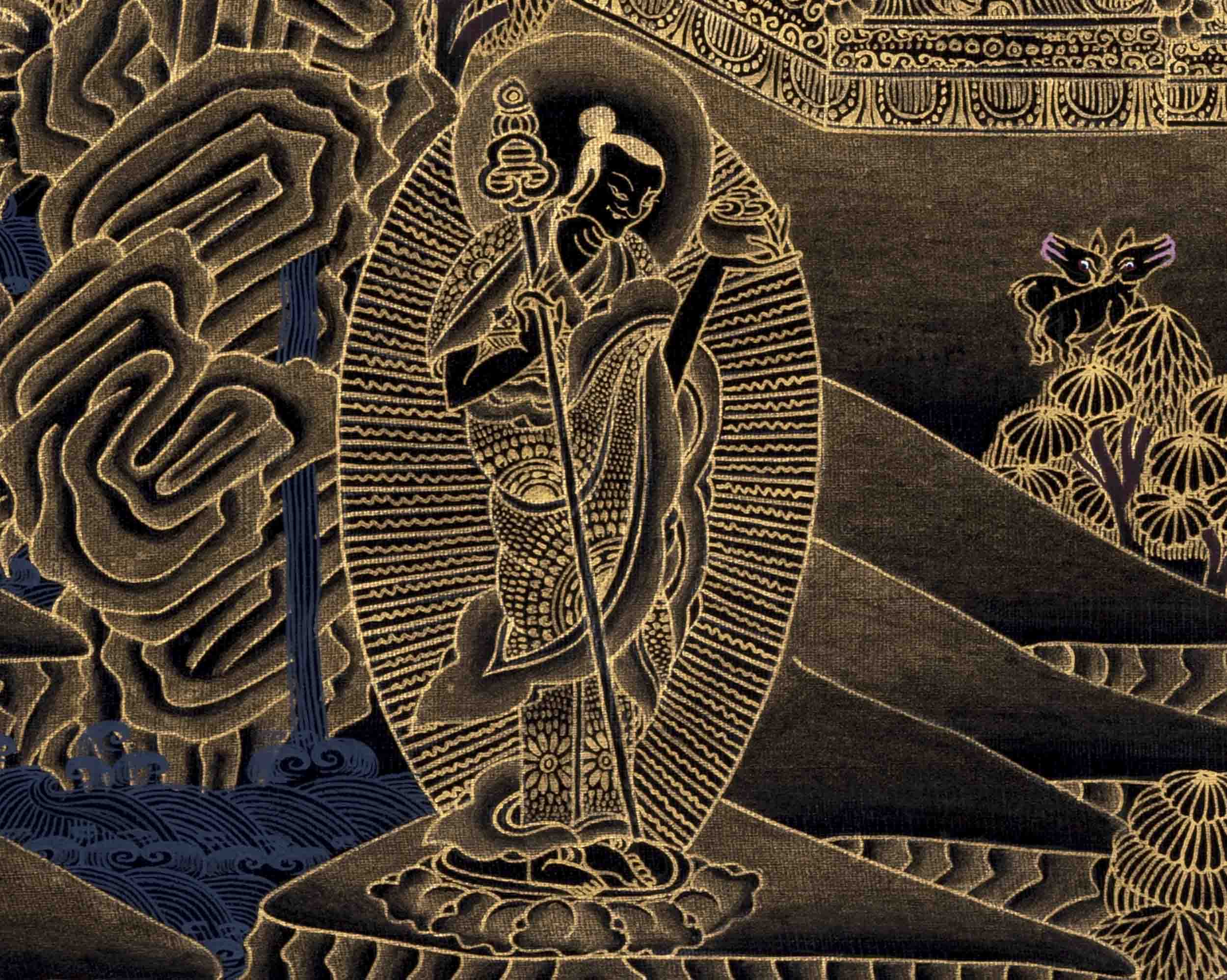 Original Shakyamuni Buddha Thangka | Tibetan Buddhist Religious Painting