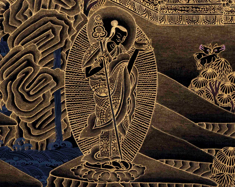 Original Shakyamuni Buddha Thangka | Tibetan Buddhist Religious Painting